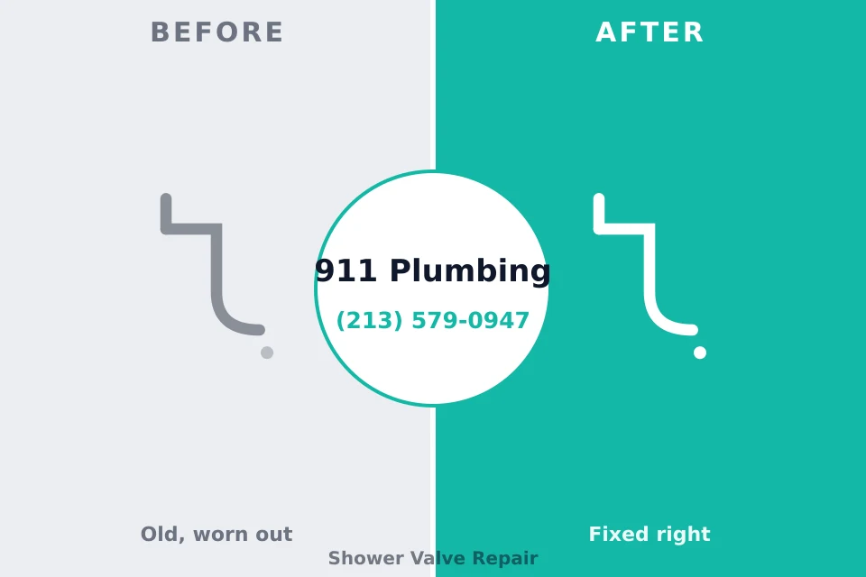Before and after: plumbing repair Incline Village, NV